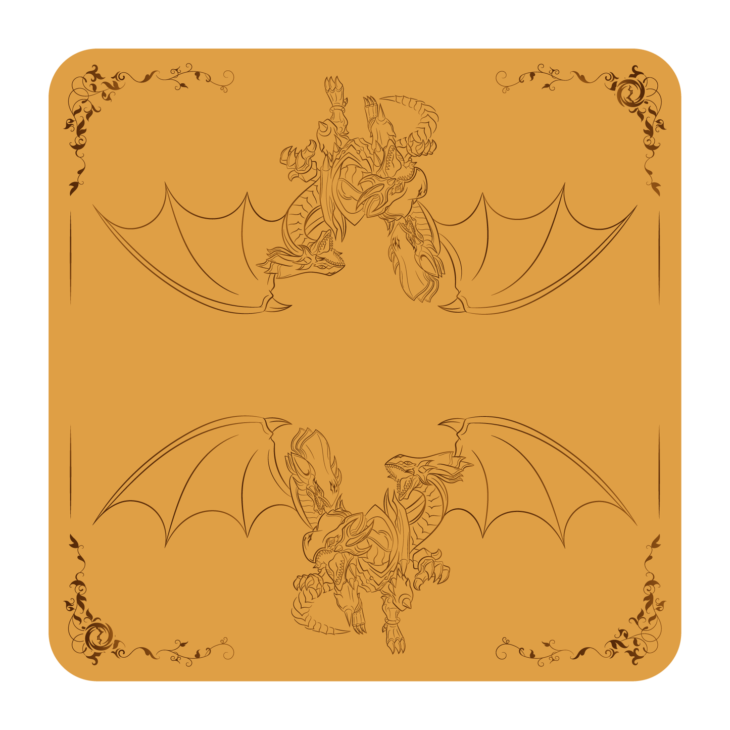 Tapete de Tela – Doble - Dragon Master Magia