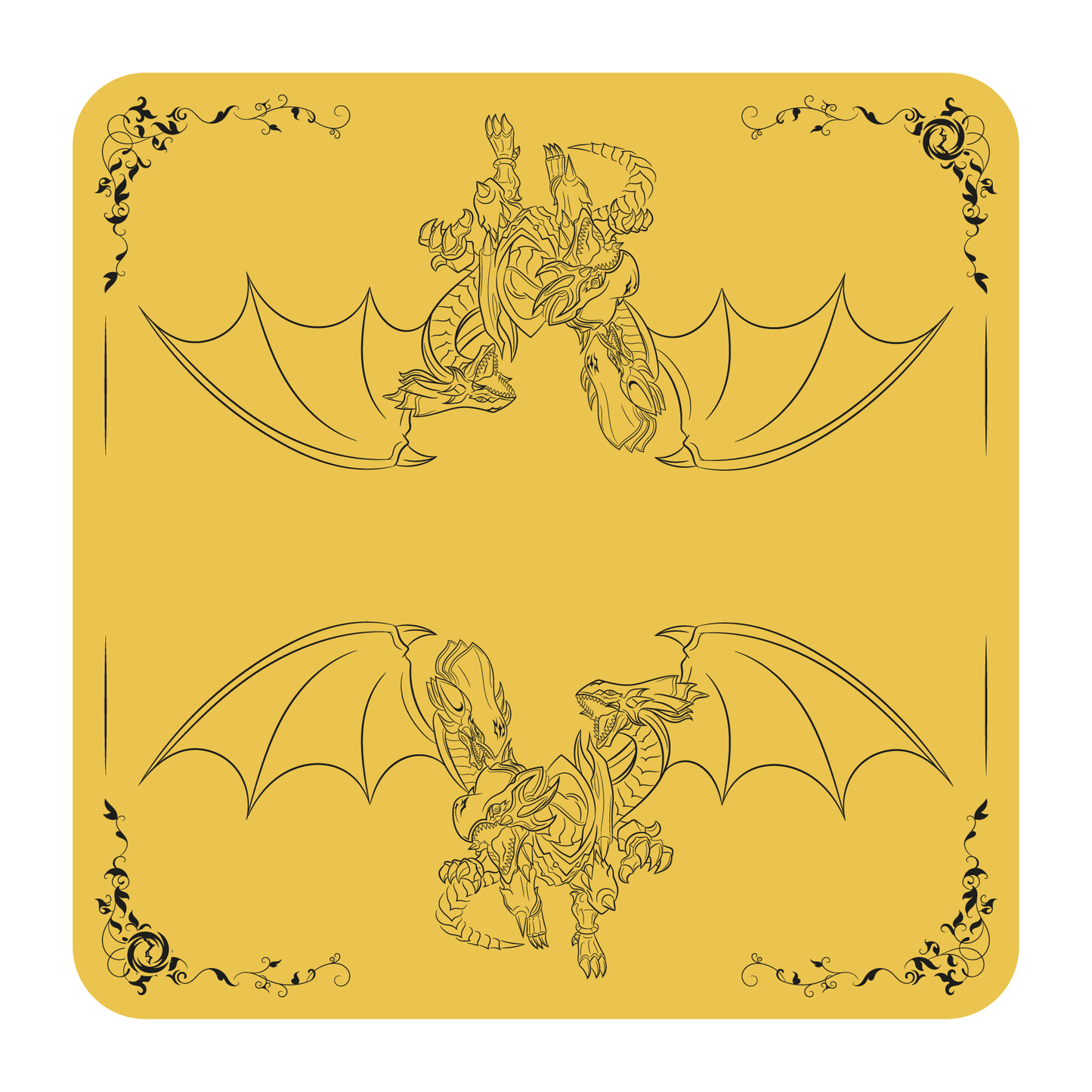 Tapete de Tela – Doble - Dragon Master Magia