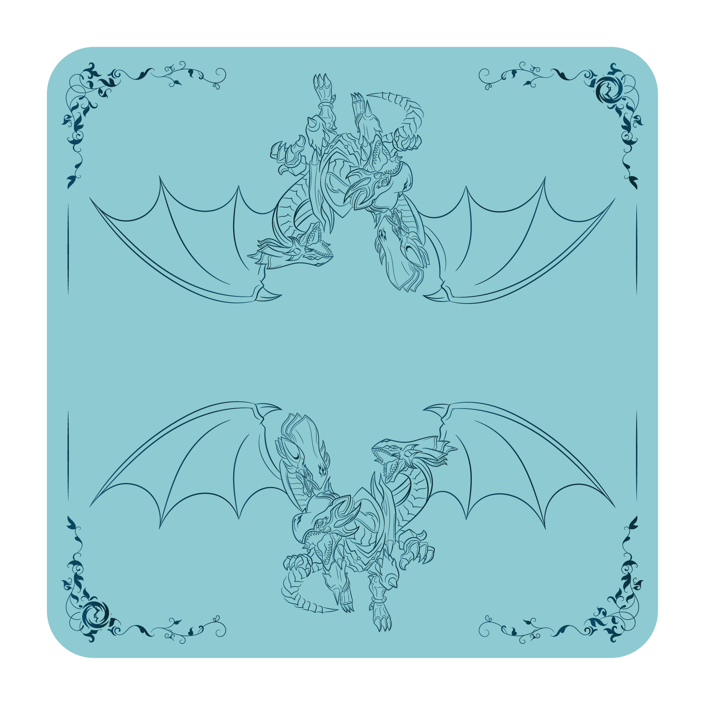 Tapete de Tela – Doble - Dragon Master Magia