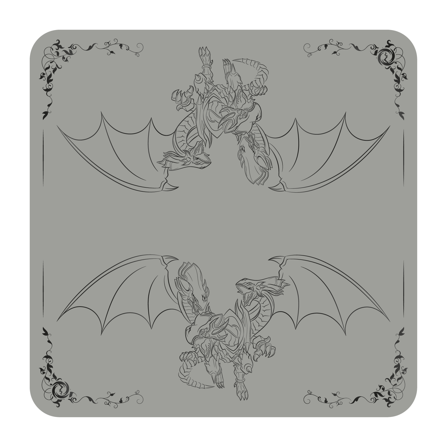 Tapete de Tela – Doble - Dragon Master Magia