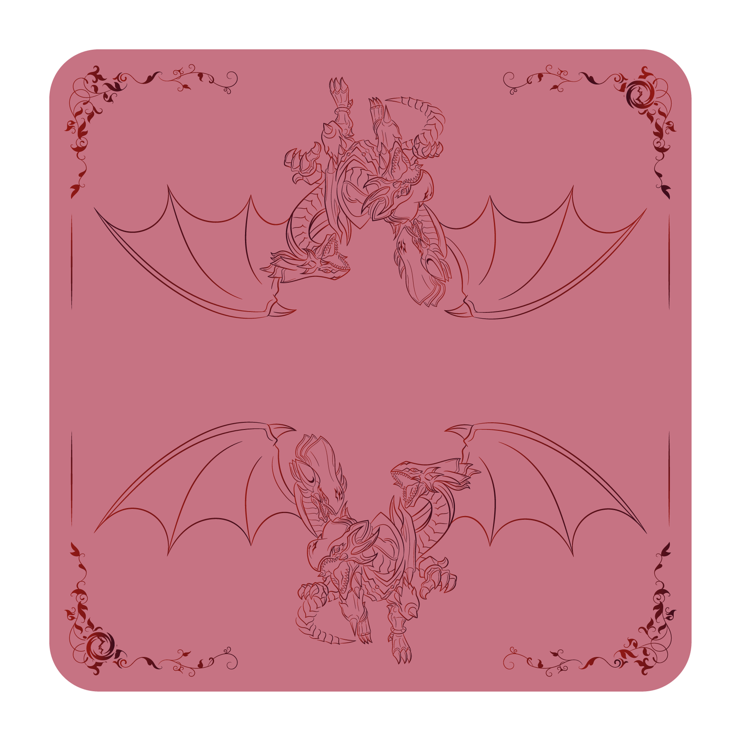 Tapete de Tela – Doble - Dragon Master Magia