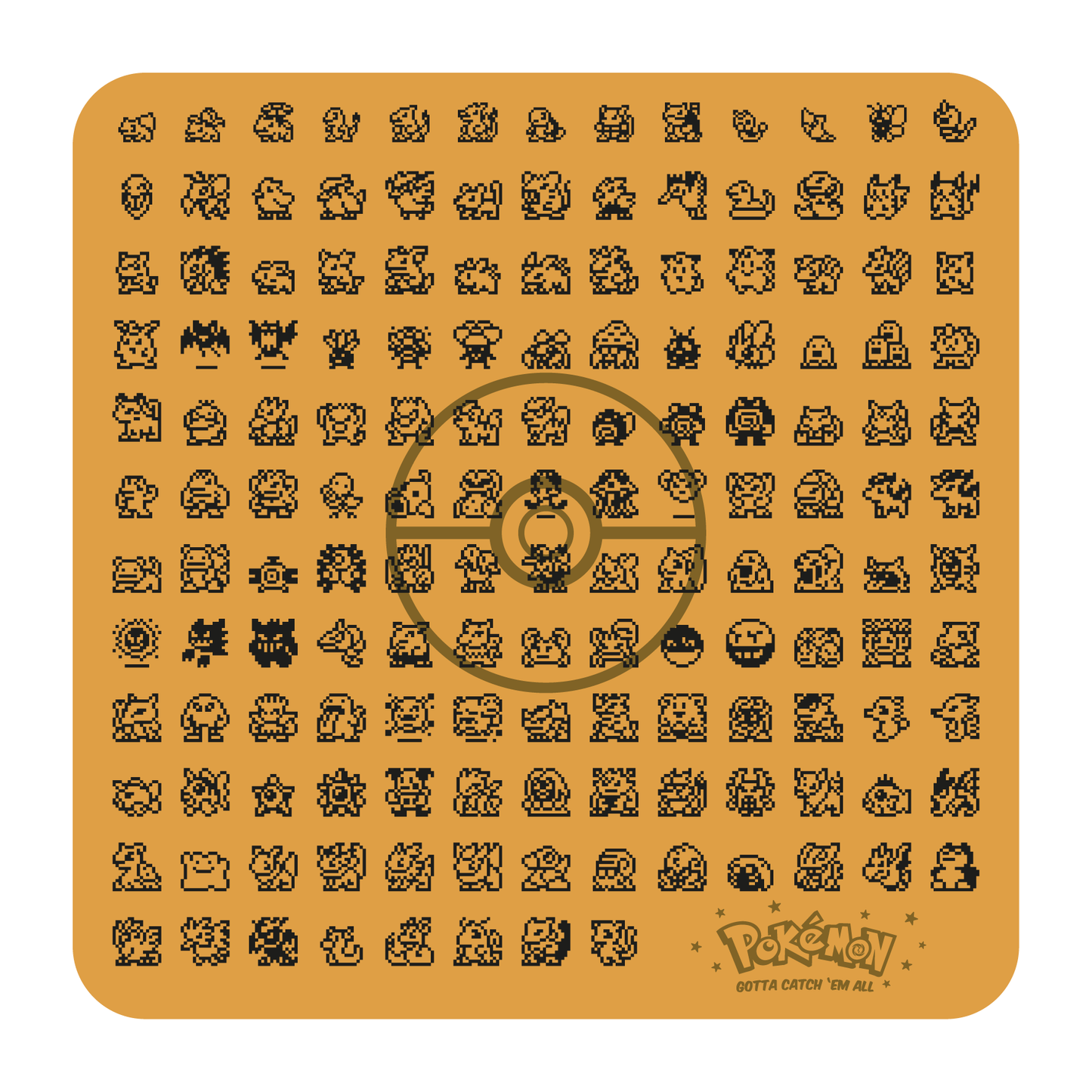 Tapete de Tela – Doble - Pokedex Pokemon