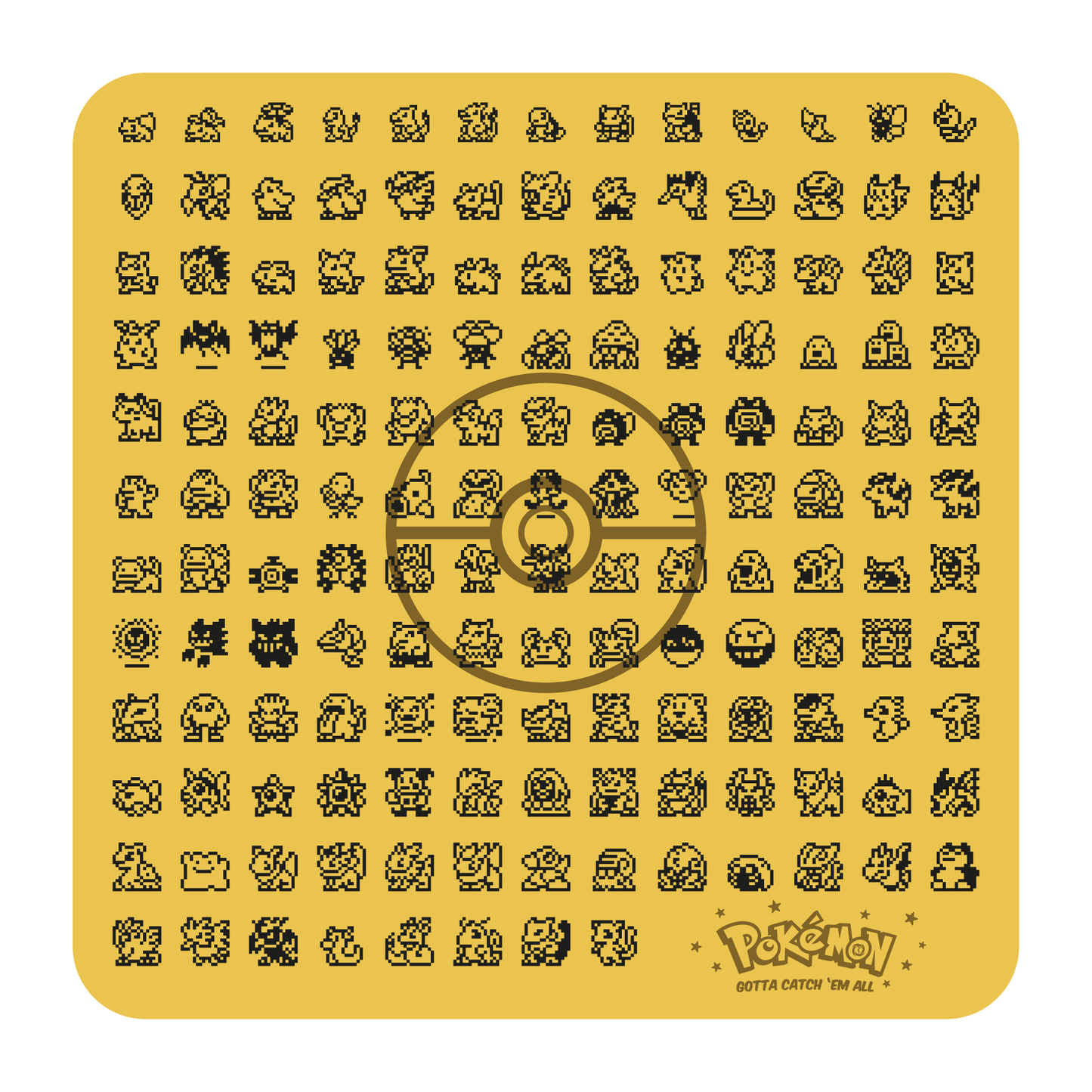 Tapete de Tela – Doble - Pokedex Pokemon
