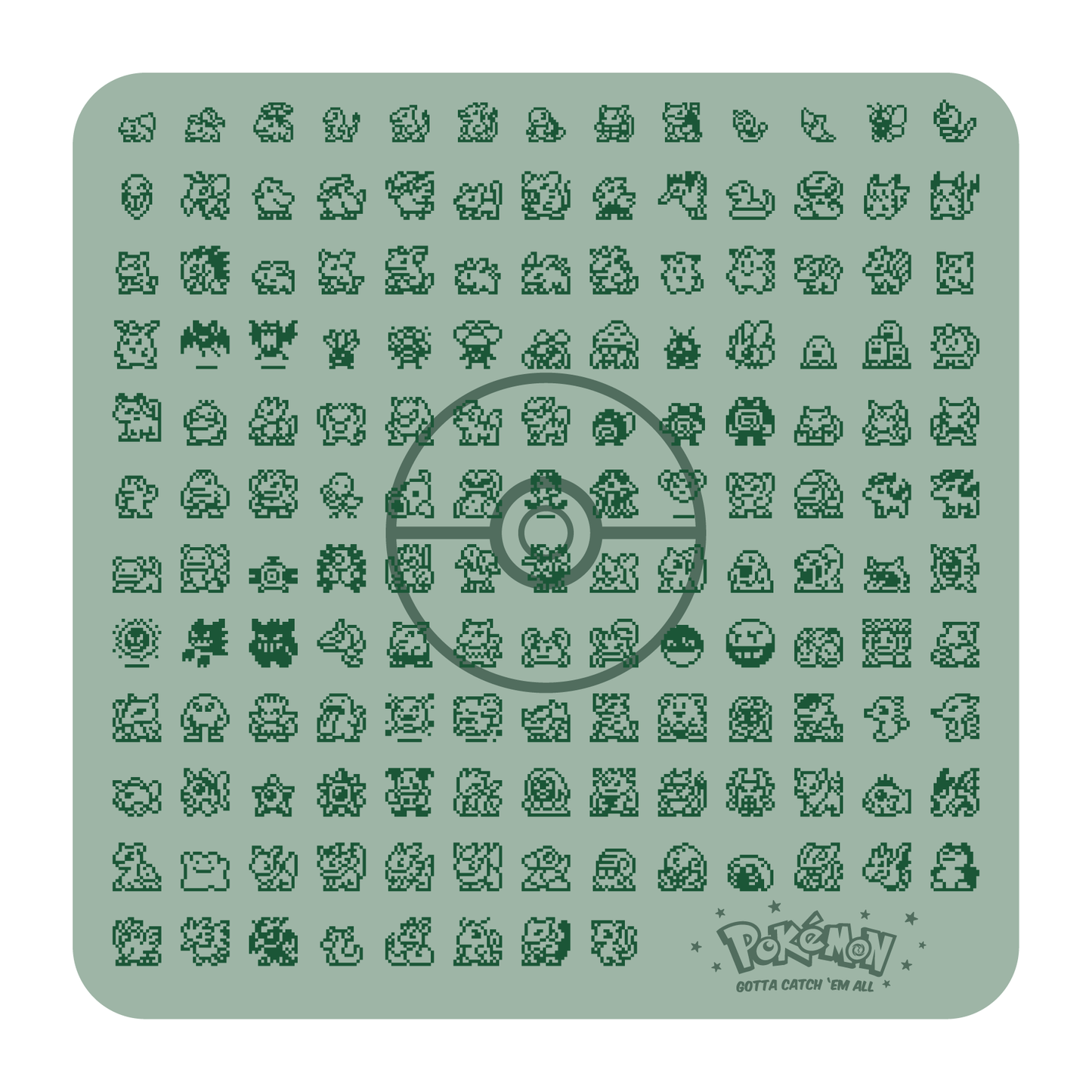 Tapete de Tela – Doble - Pokedex Pokemon