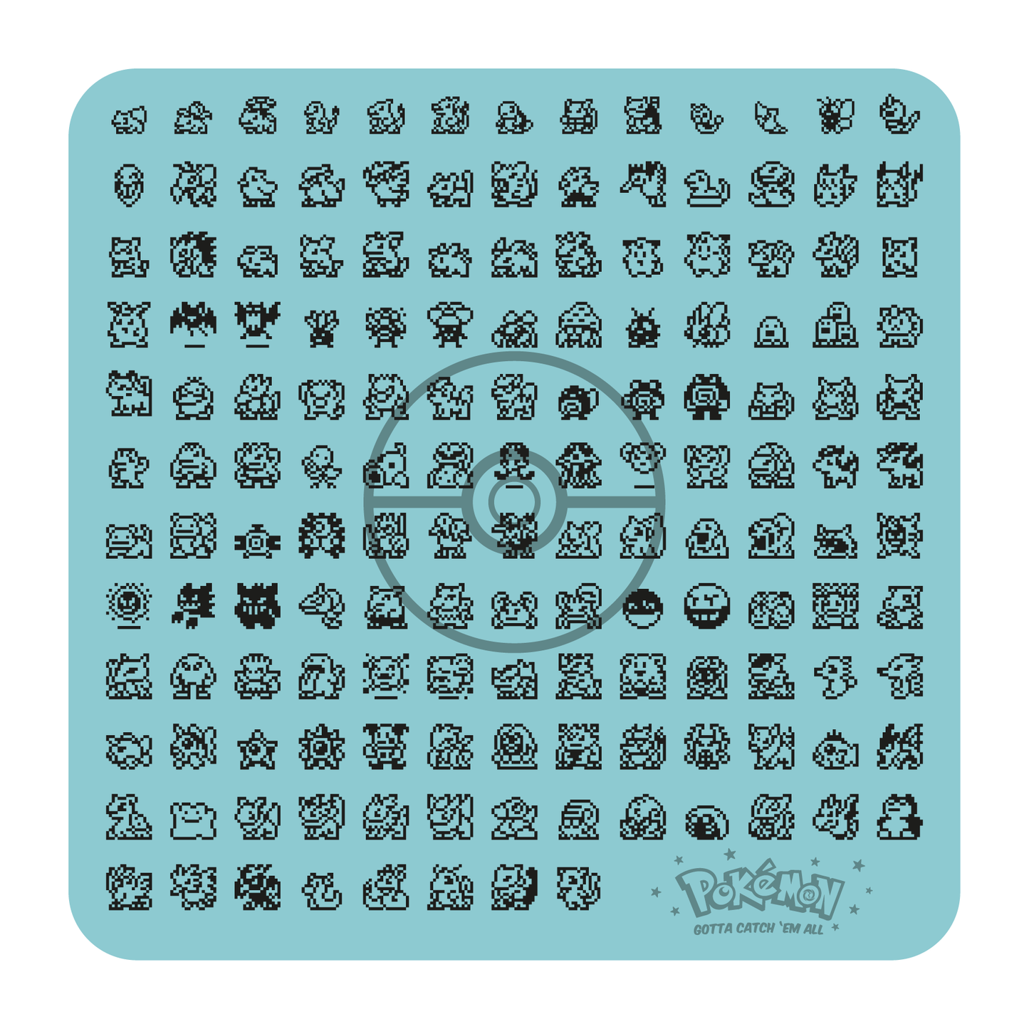 Tapete de Tela – Doble - Pokedex Pokemon