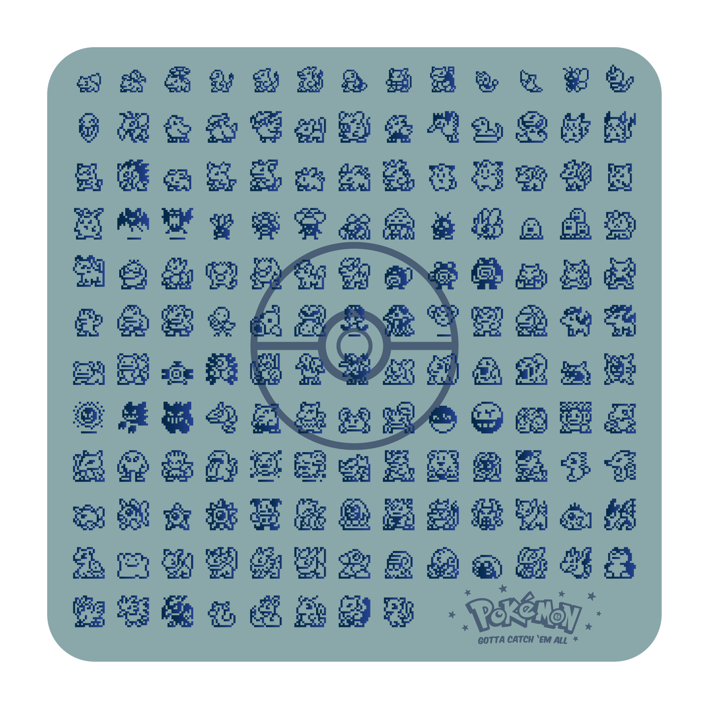 Tapete de Tela – Doble - Pokedex Pokemon