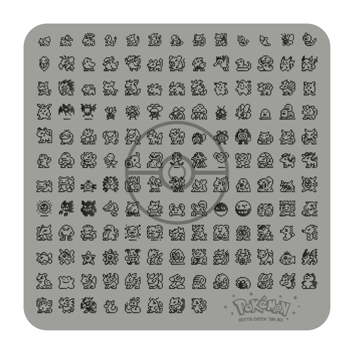 Tapete de Tela – Doble - Pokedex Pokemon