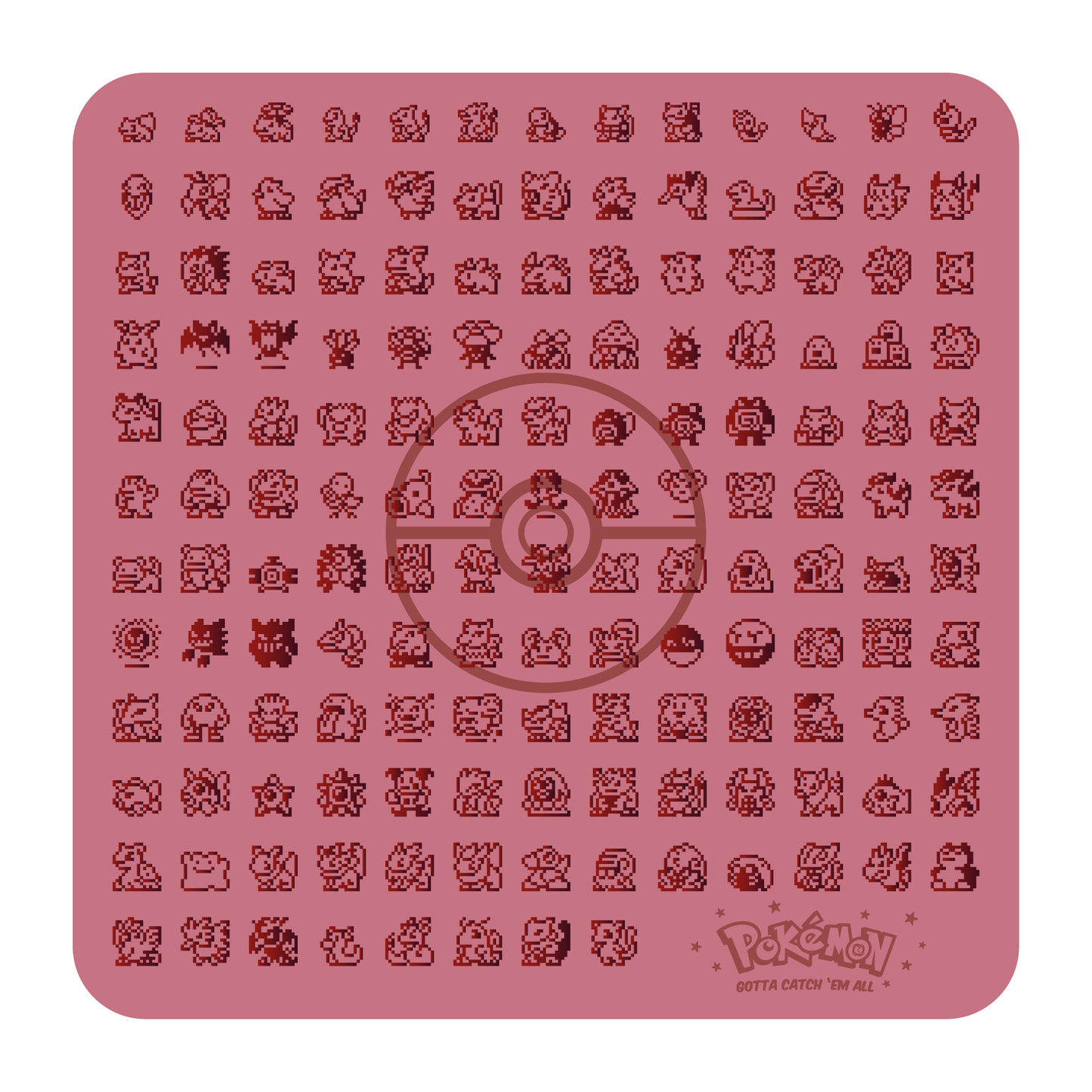 Tapete de Tela – Doble - Pokedex Pokemon