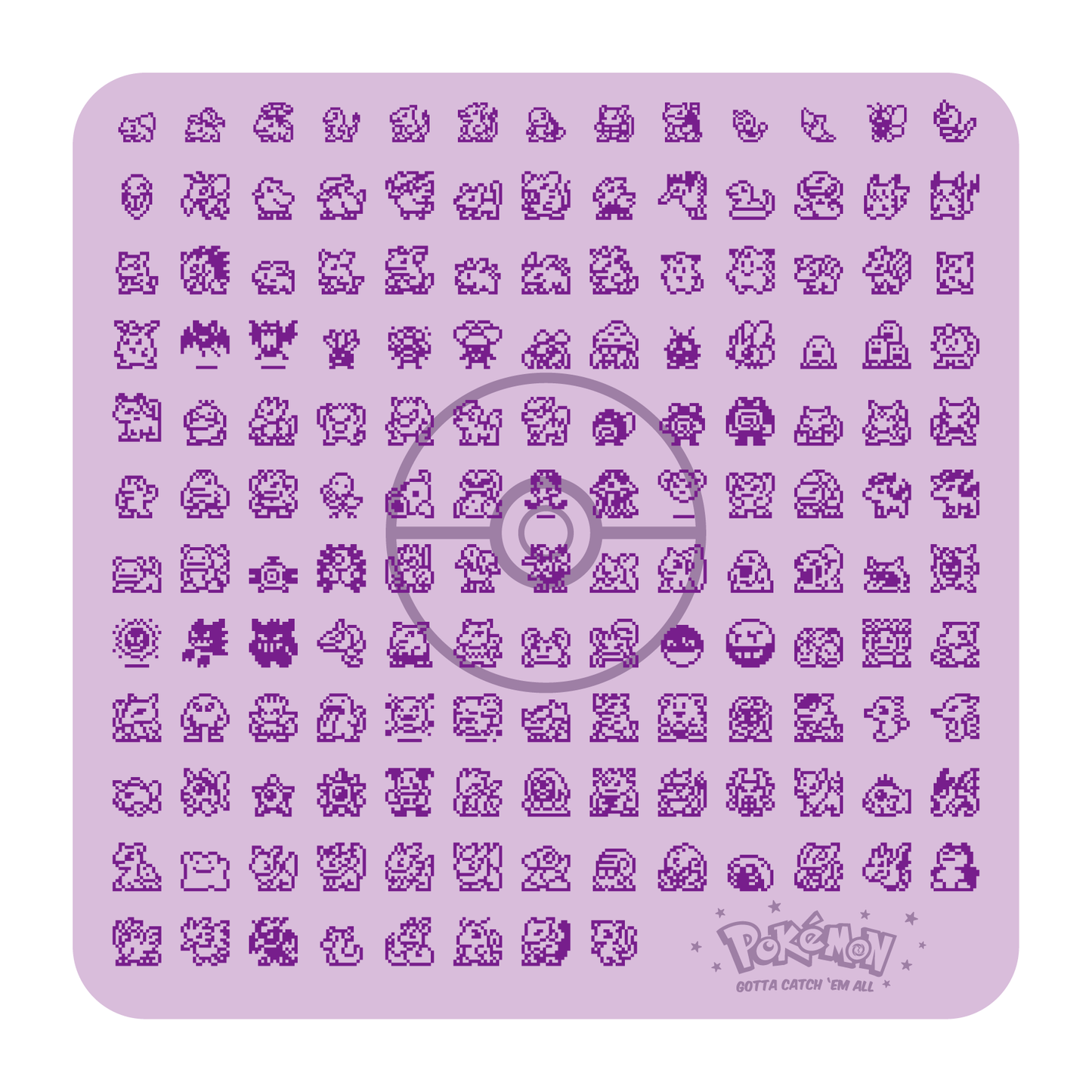 Tapete de Tela – Doble - Pokedex Pokemon