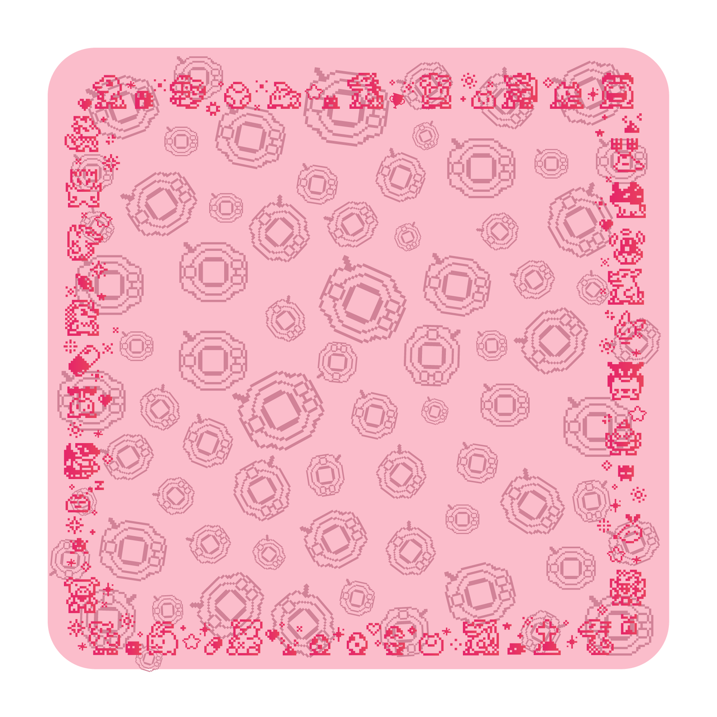 Tapete de Tela – Doble - Tamagotchi Digimon