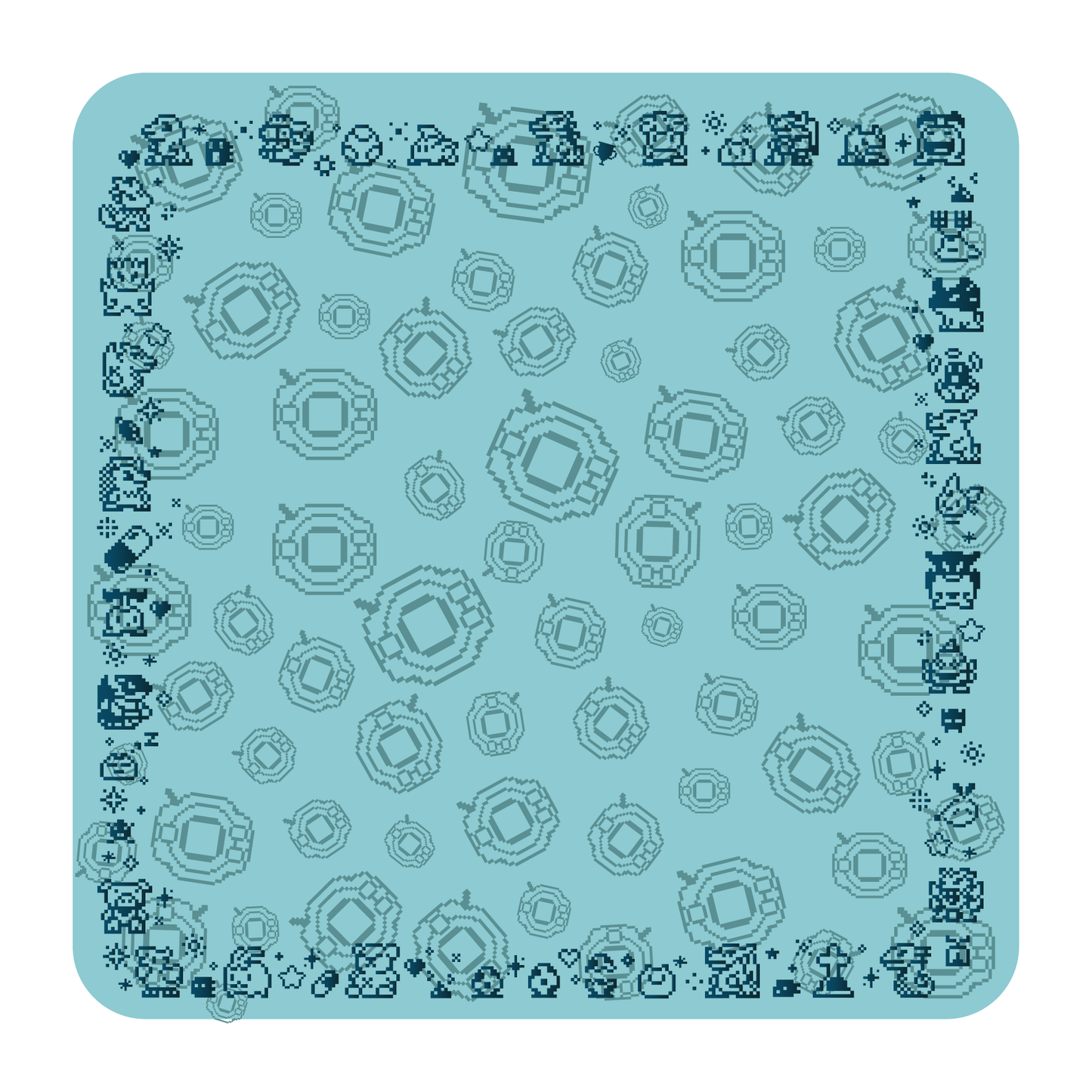 Tapete de Tela – Doble - Tamagotchi Digimon