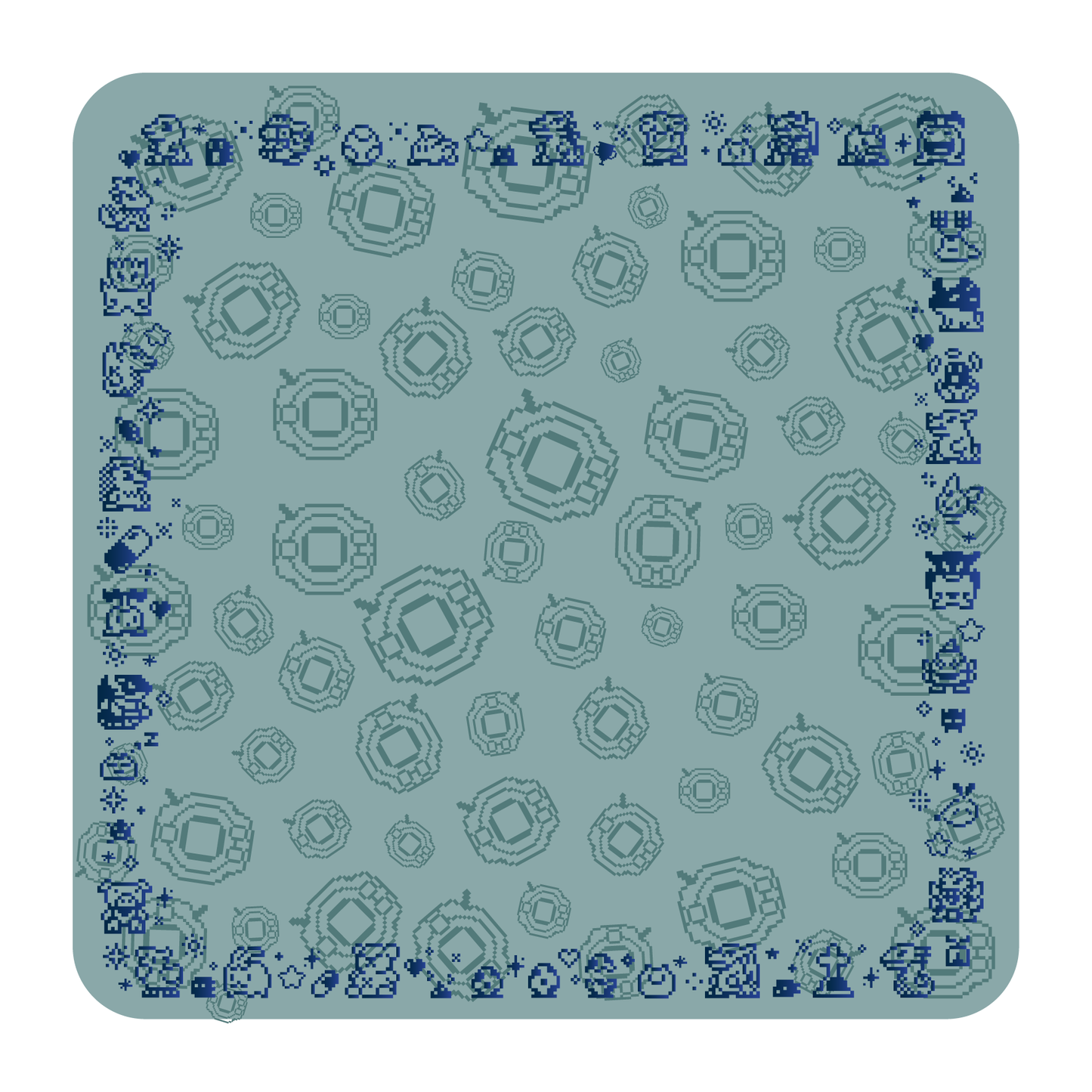 Tapete de Tela – Doble - Tamagotchi Digimon
