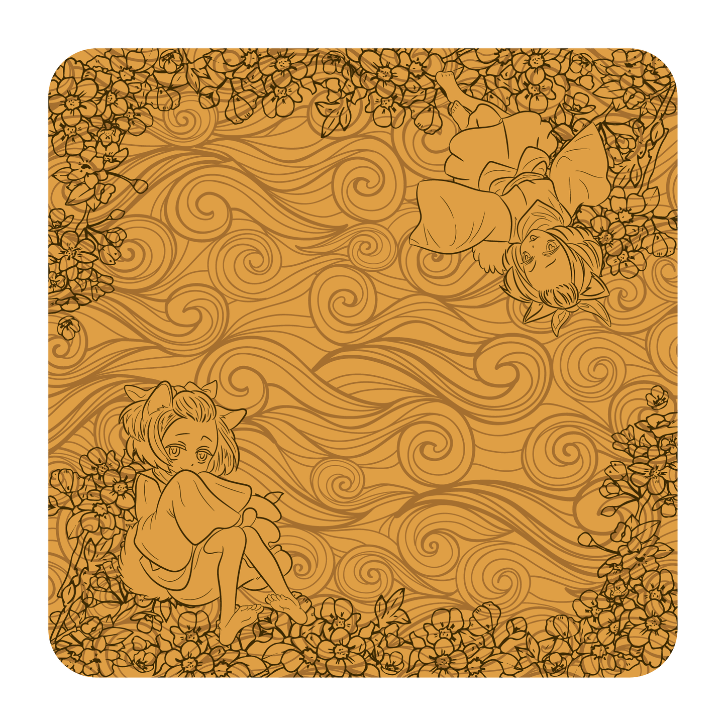 Tapete de Tela – Doble - Ash Blossom