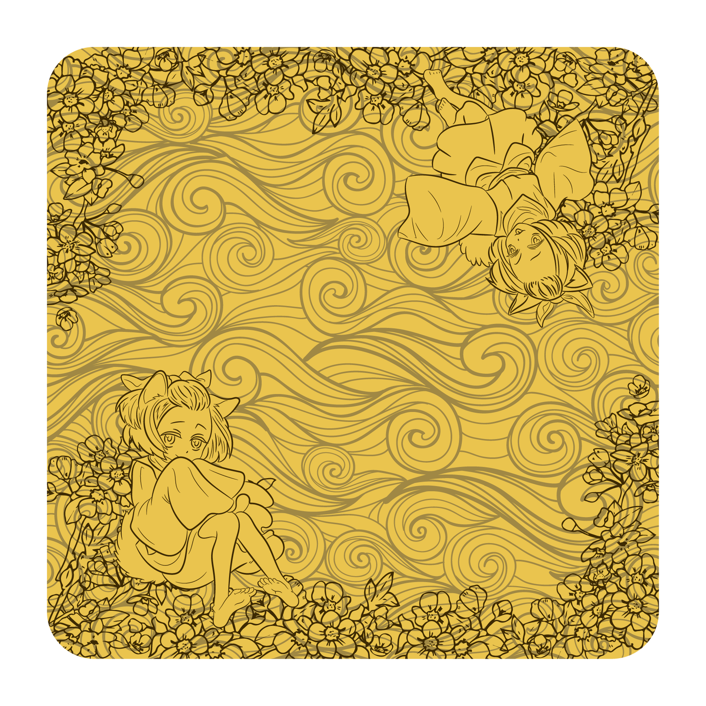 Tapete de Tela – Doble - Ash Blossom