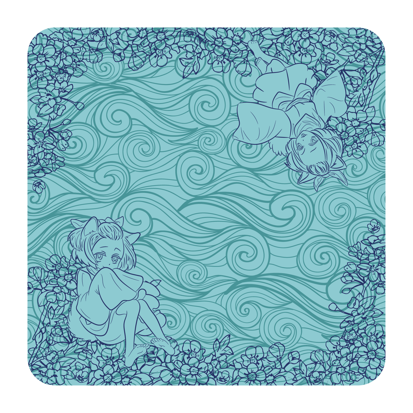 Tapete de Tela – Doble - Ash Blossom