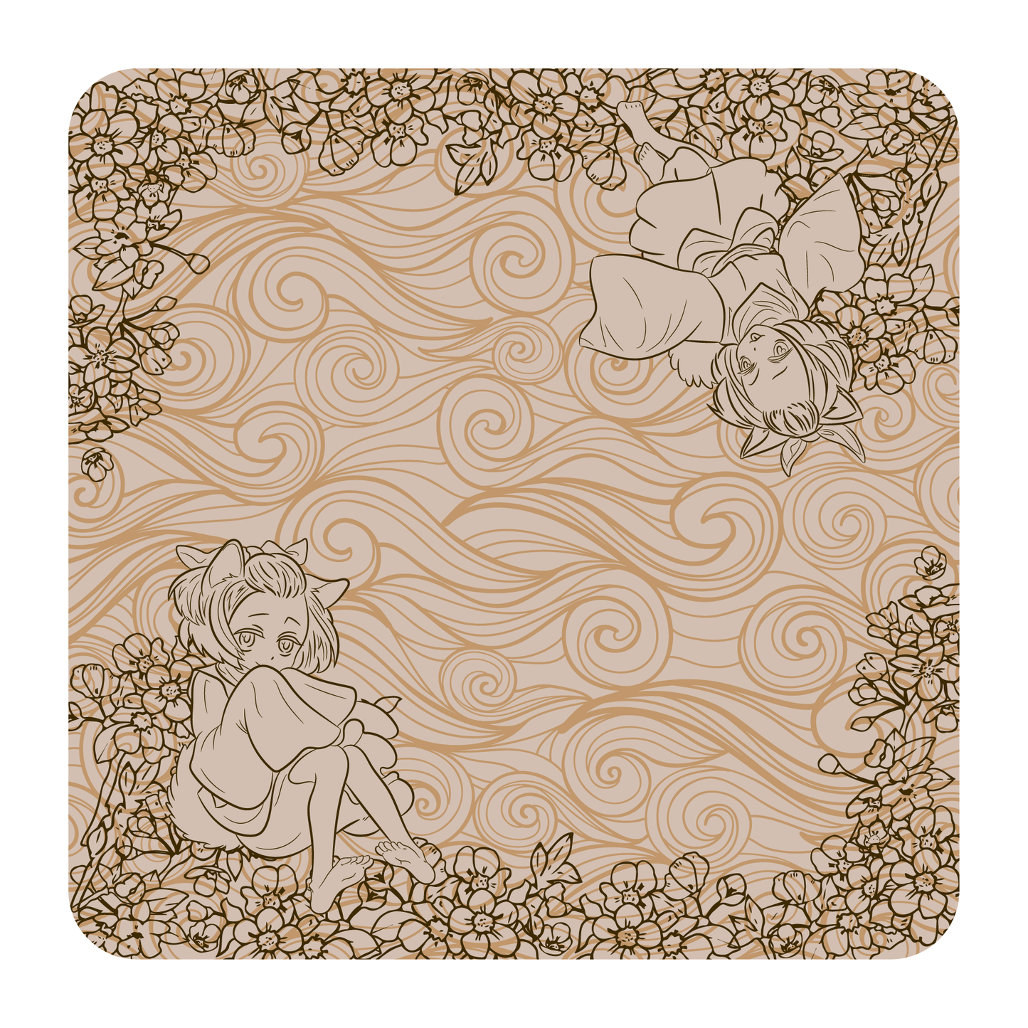Tapete de Tela – Doble - Ash Blossom