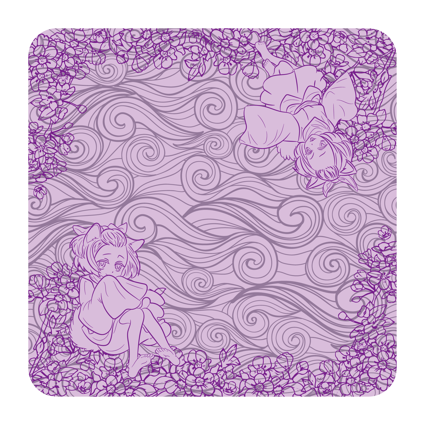 Tapete de Tela – Doble - Ash Blossom