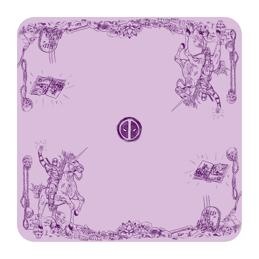 Tapete de Tela – Doble - Deadpool Unicornio