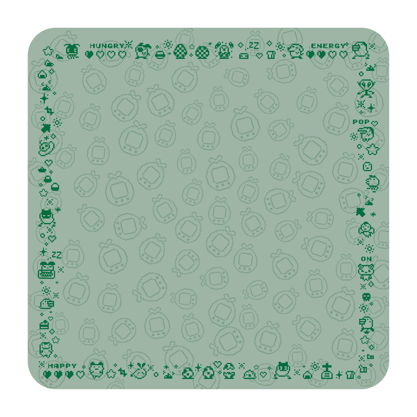 Tapete de Tela – Doble - Tamagotchi