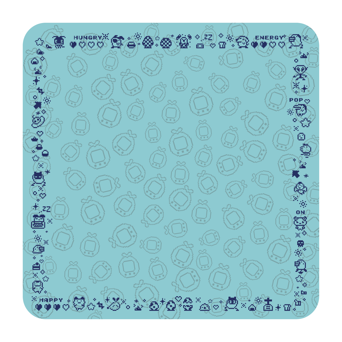 Tapete de Tela – Doble - Tamagotchi