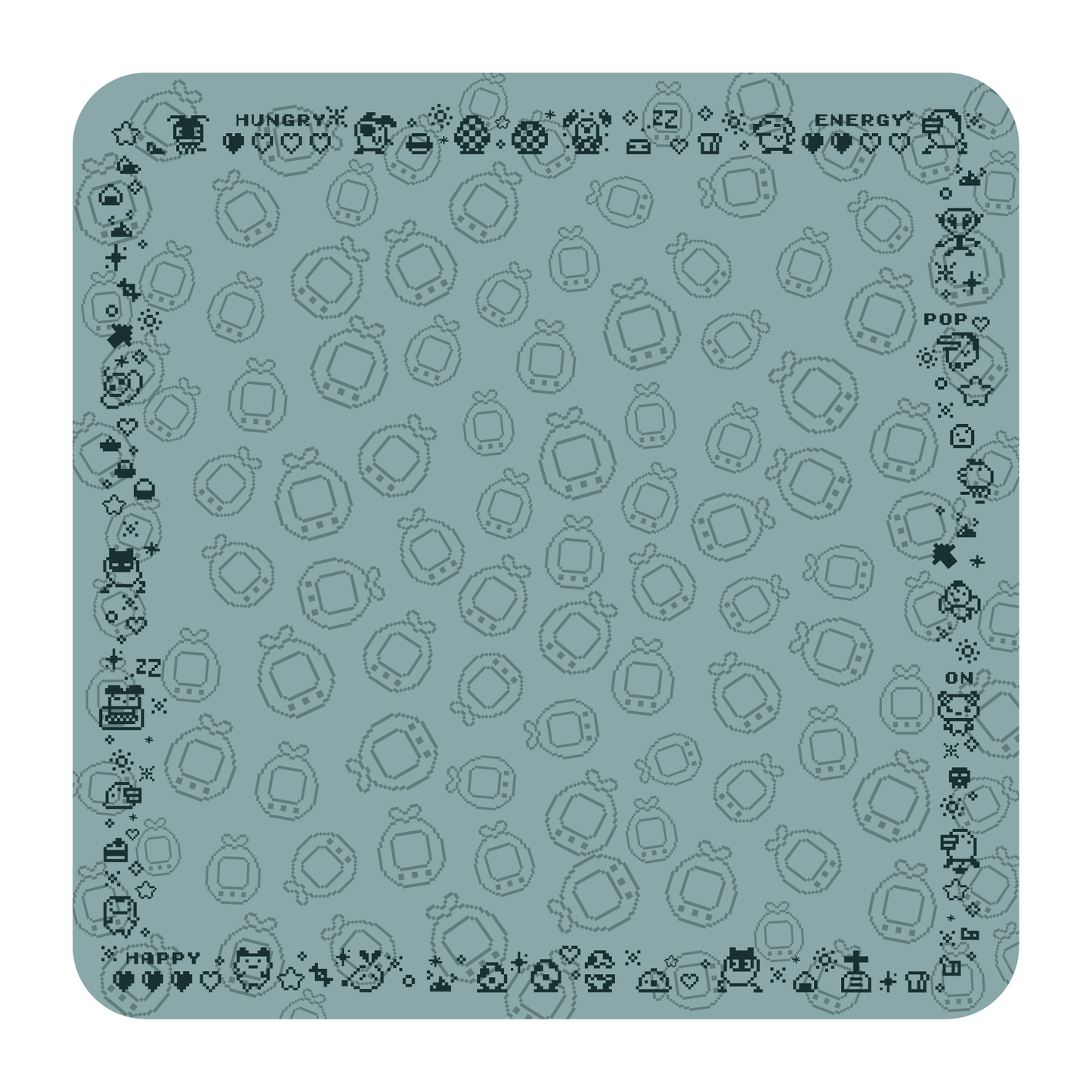 Tapete de Tela – Doble - Tamagotchi