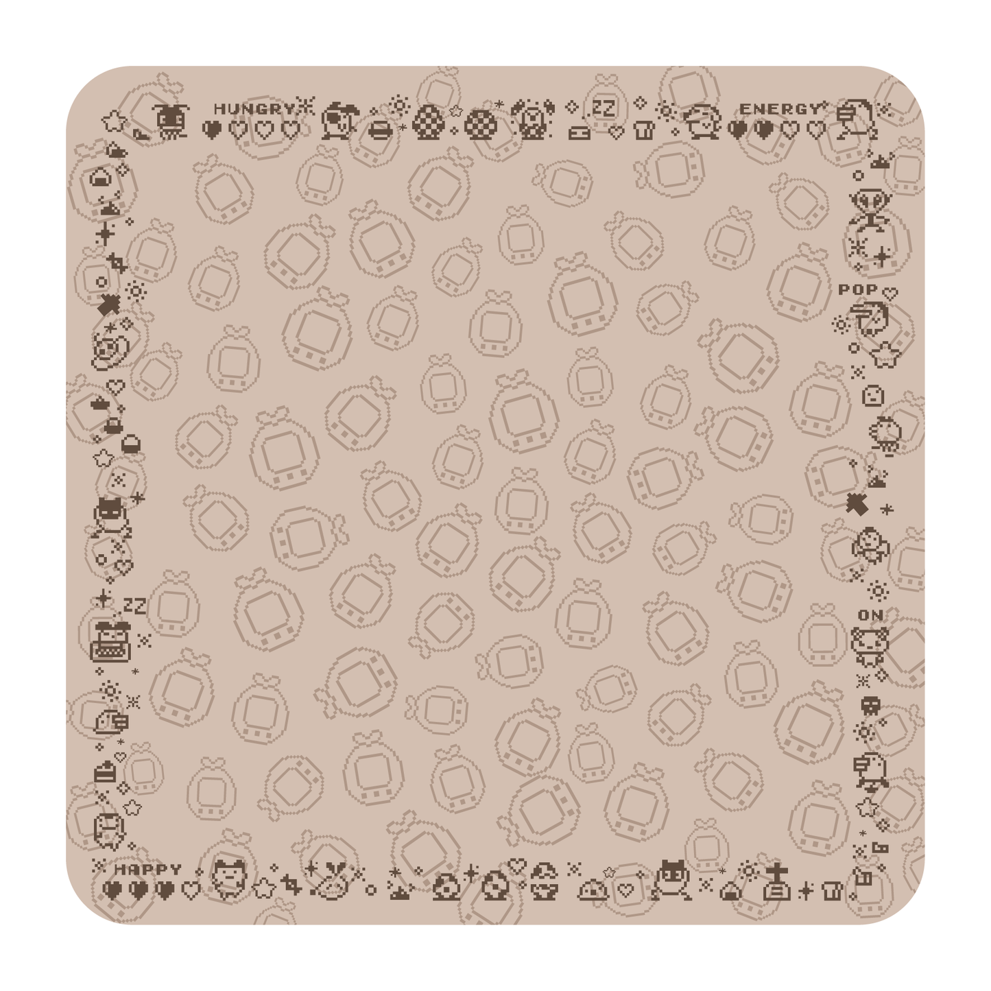 Tapete de Tela – Doble - Tamagotchi