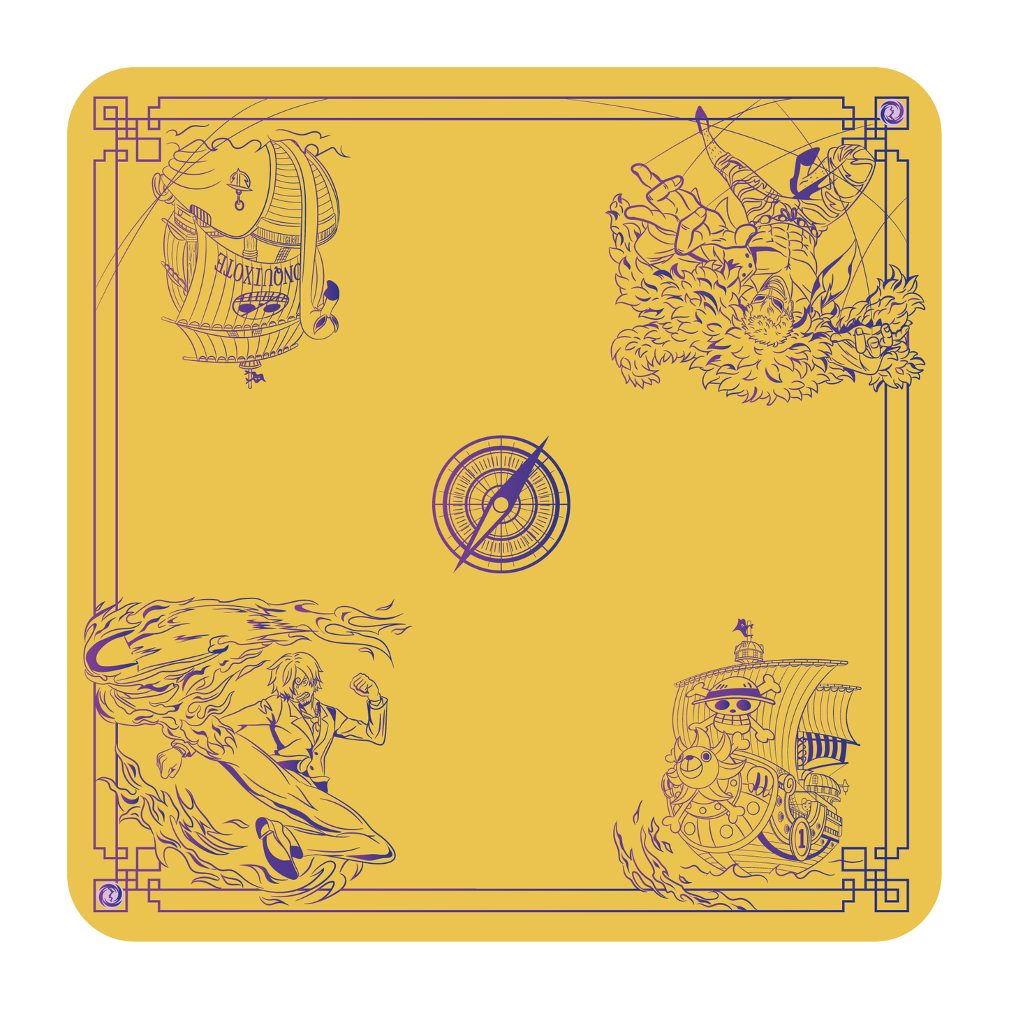 Tapete de Tela – Doble - Sanji Doflamingo