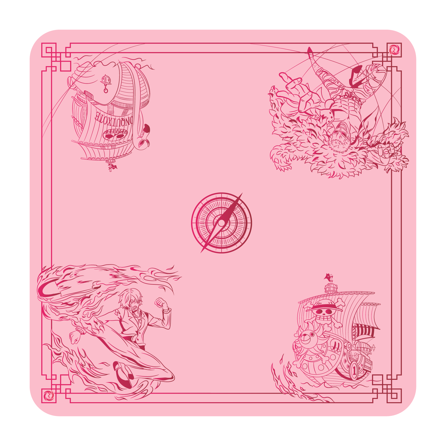 Tapete de Tela – Doble - Sanji Doflamingo