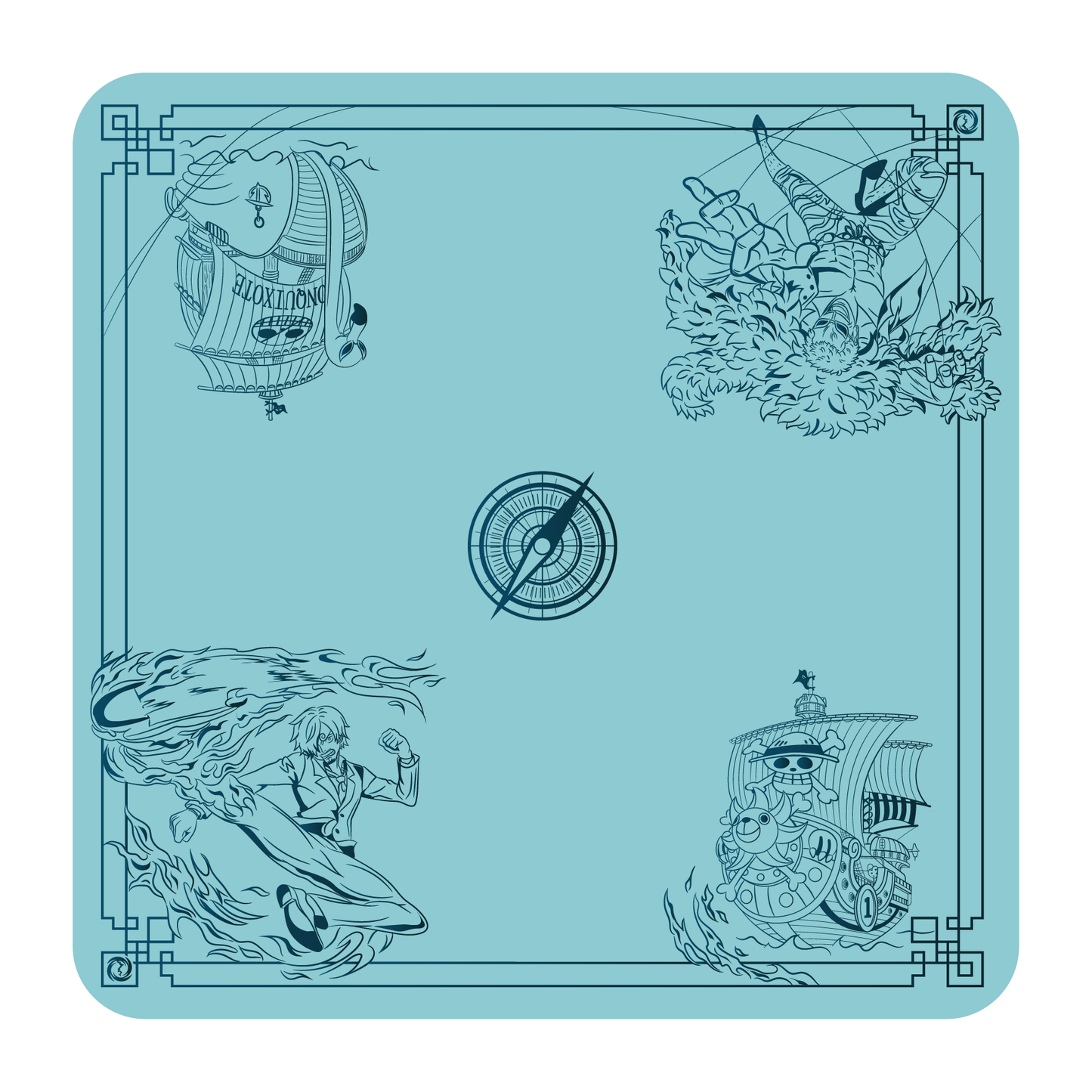 Tapete de Tela – Doble - Sanji Doflamingo
