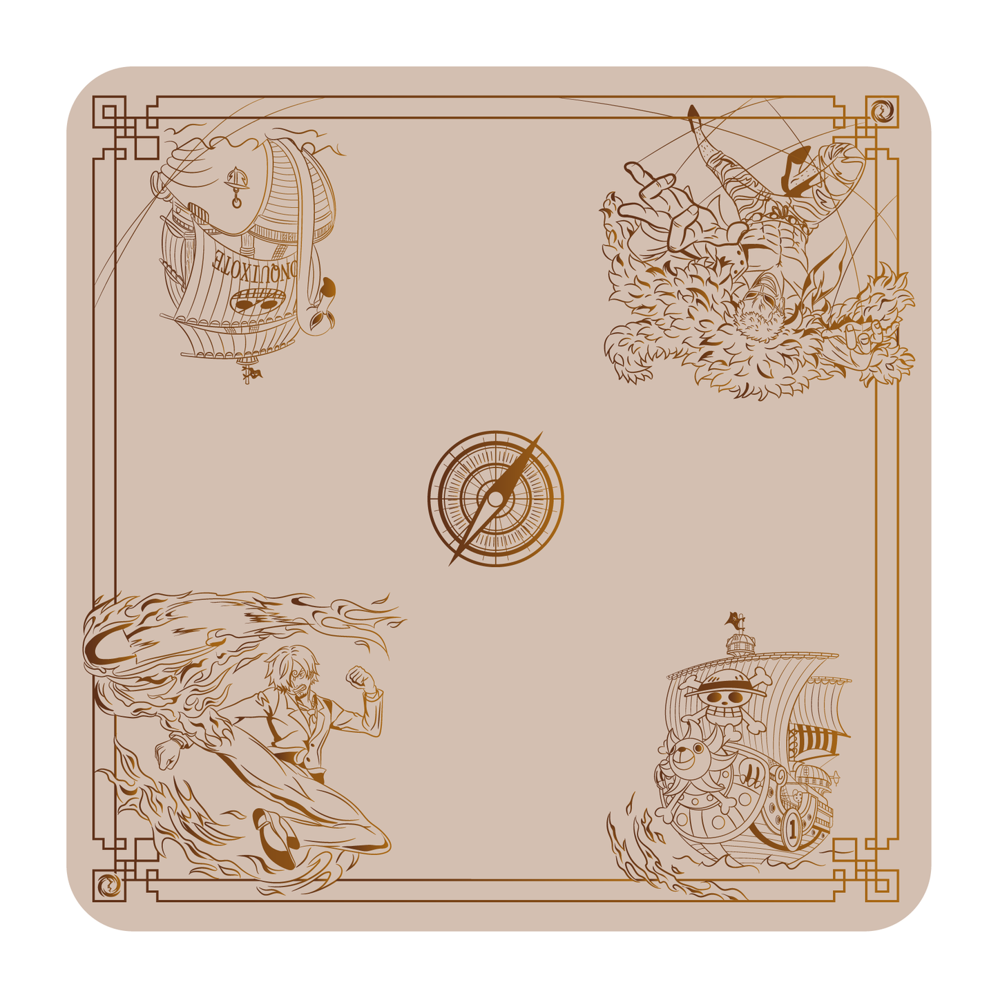 Tapete de Tela – Doble - Sanji Doflamingo