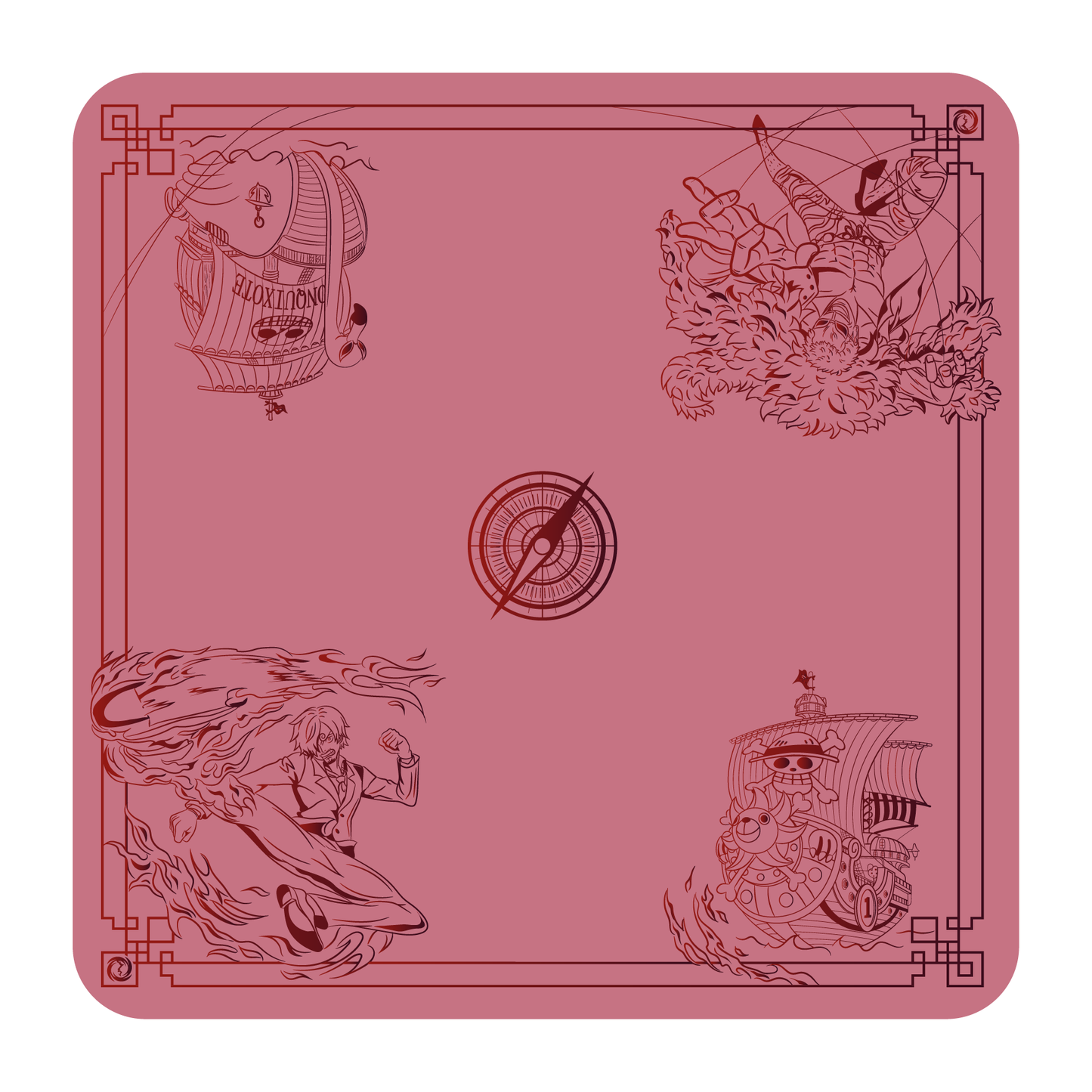 Tapete de Tela – Doble - Sanji Doflamingo