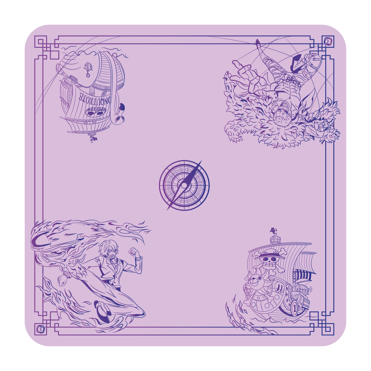 Tapete de Tela – Doble - Sanji Doflamingo