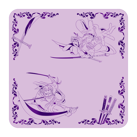 Tapete de Tela – Doble - Zoro Mihawk