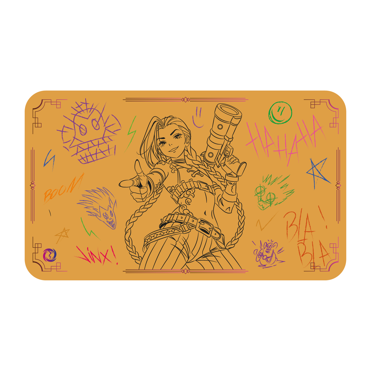 Tapete de Tela – Individual - Jinx