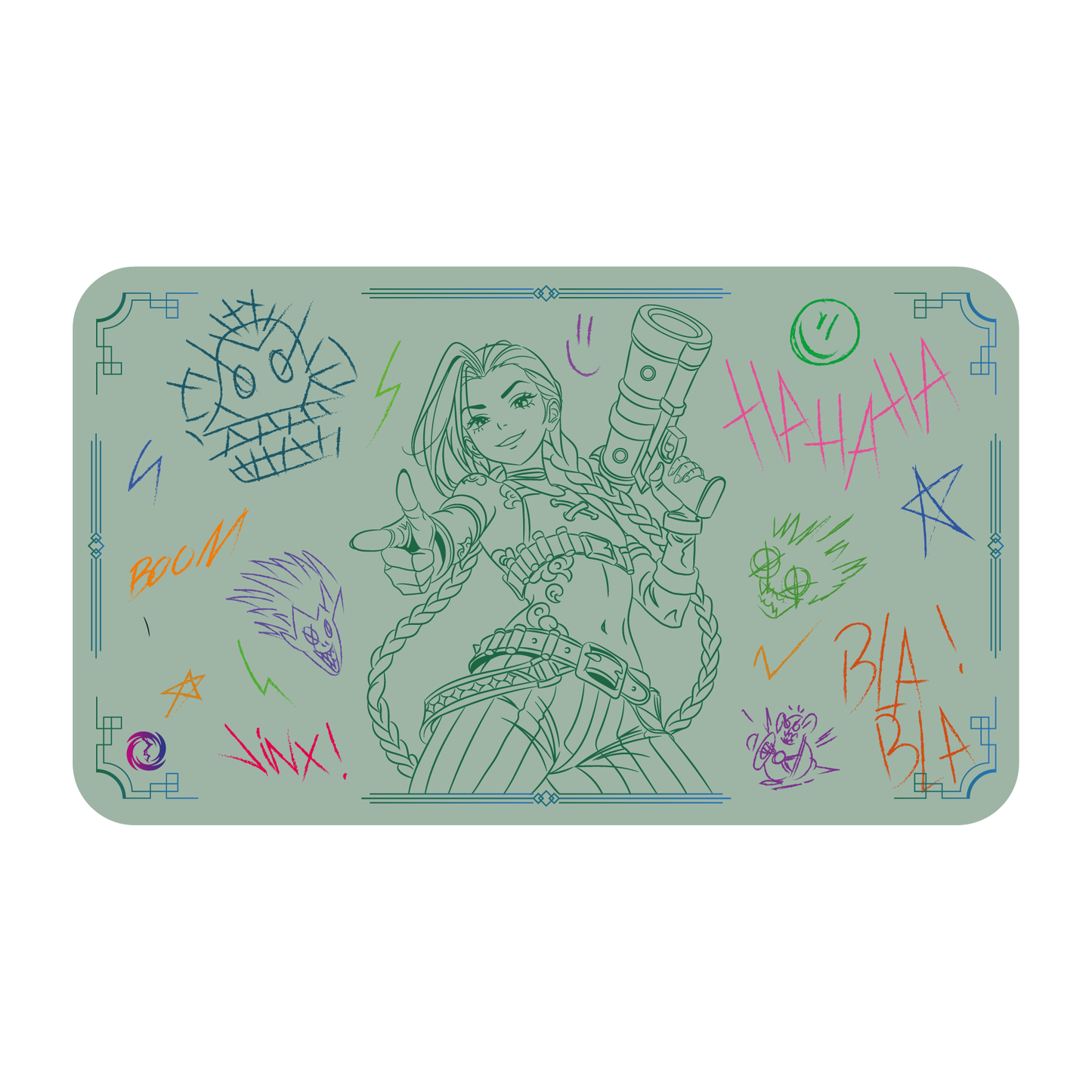 Tapete de Tela – Individual - Jinx