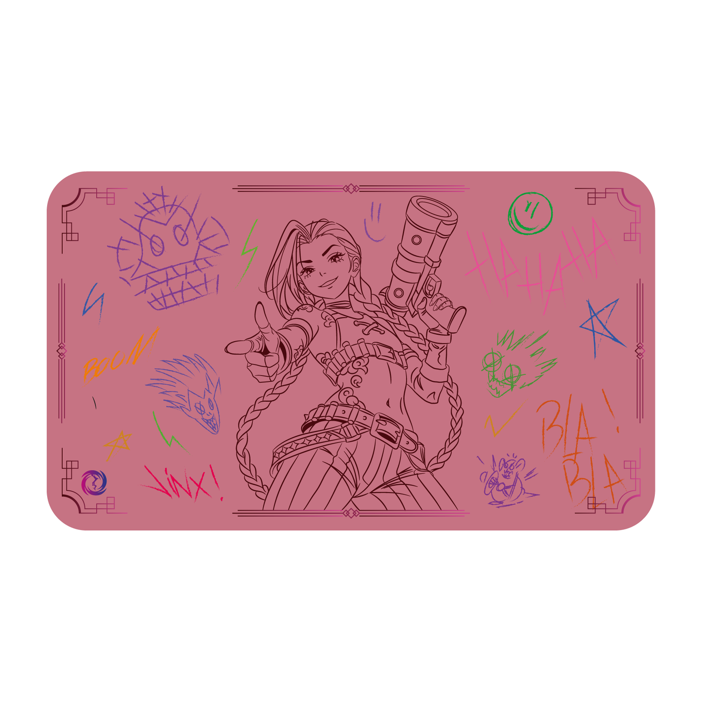 Tapete de Tela – Individual - Jinx