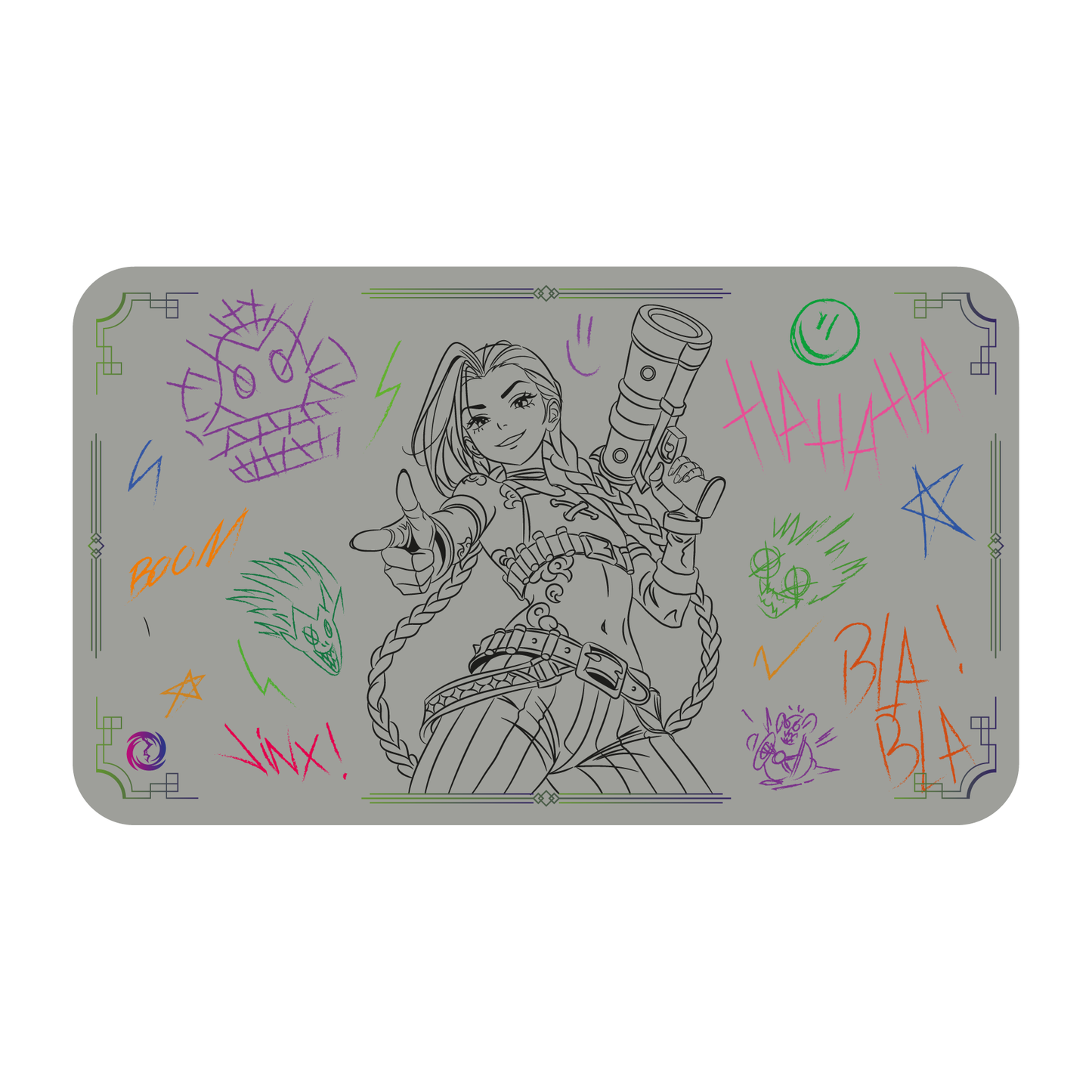 Tapete de Tela – Individual - Jinx