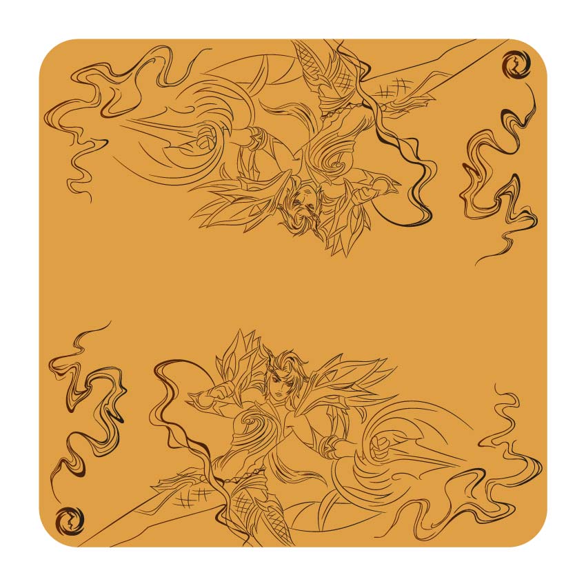 Tapete de Tela – Doble - Kai'sa Lagoon Dragon