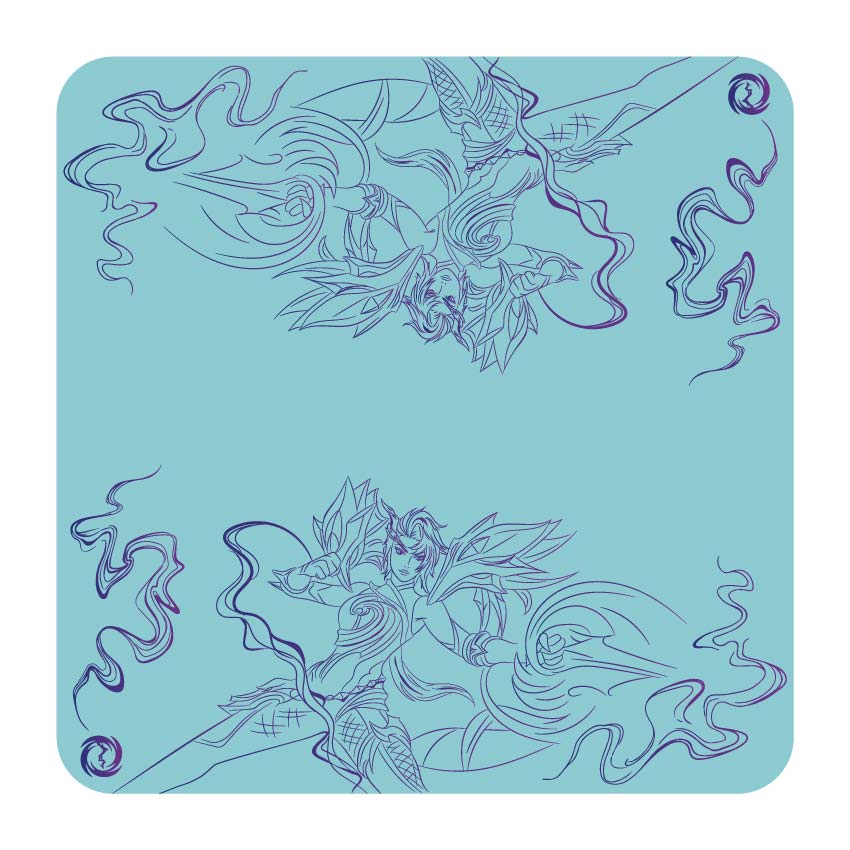 Tapete de Tela – Doble - Kai'sa Lagoon Dragon