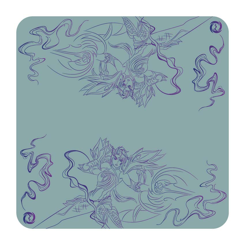 Tapete de Tela – Doble - Kai'sa Lagoon Dragon