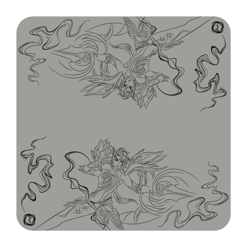 Tapete de Tela – Doble - Kai'sa Lagoon Dragon