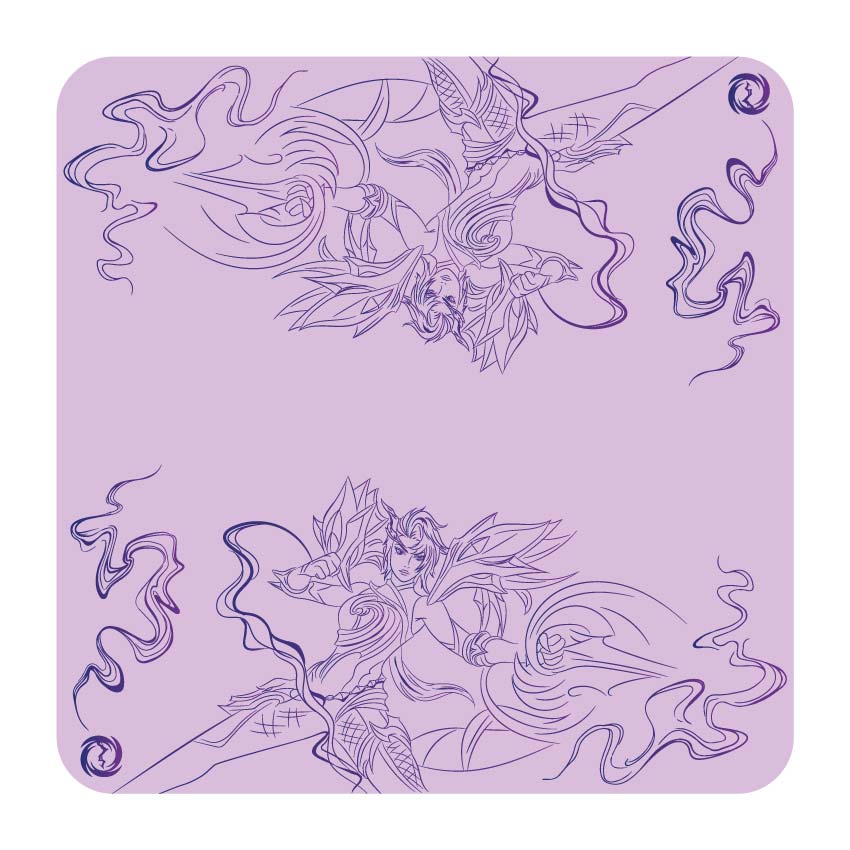 Tapete de Tela – Doble - Kai'sa Lagoon Dragon