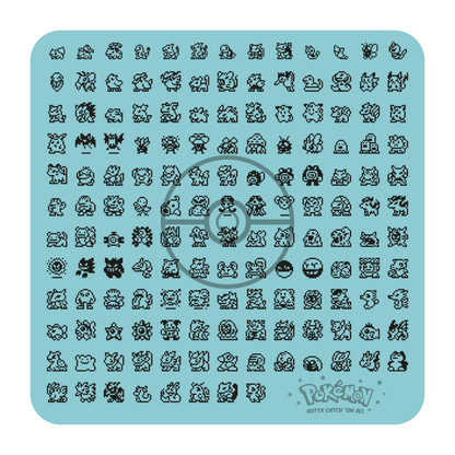 Tapete de Tela – Doble - Pokedex Pokemon