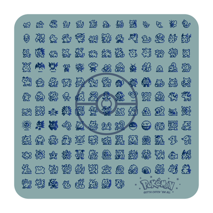 Tapete de Tela – Doble - Pokedex Pokemon
