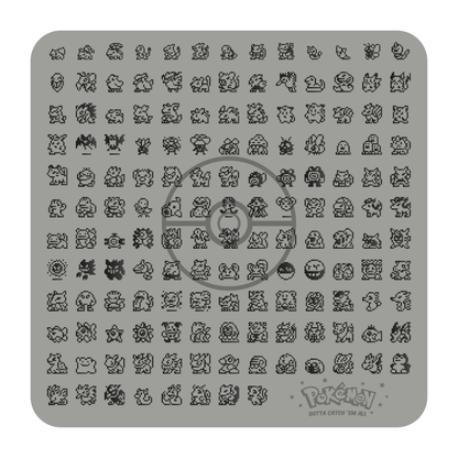 Tapete de Tela – Doble - Pokedex Pokemon