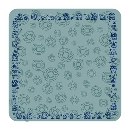 Tapete de Tela – Doble - Tamagotchi Digimon