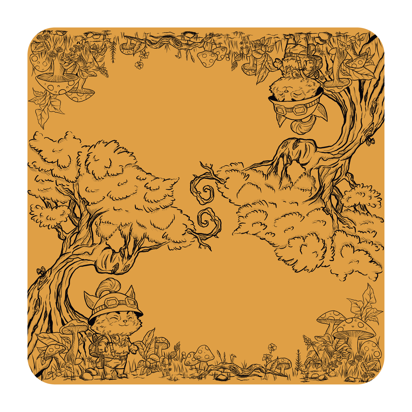 Fabric Mat – Double - Teemo