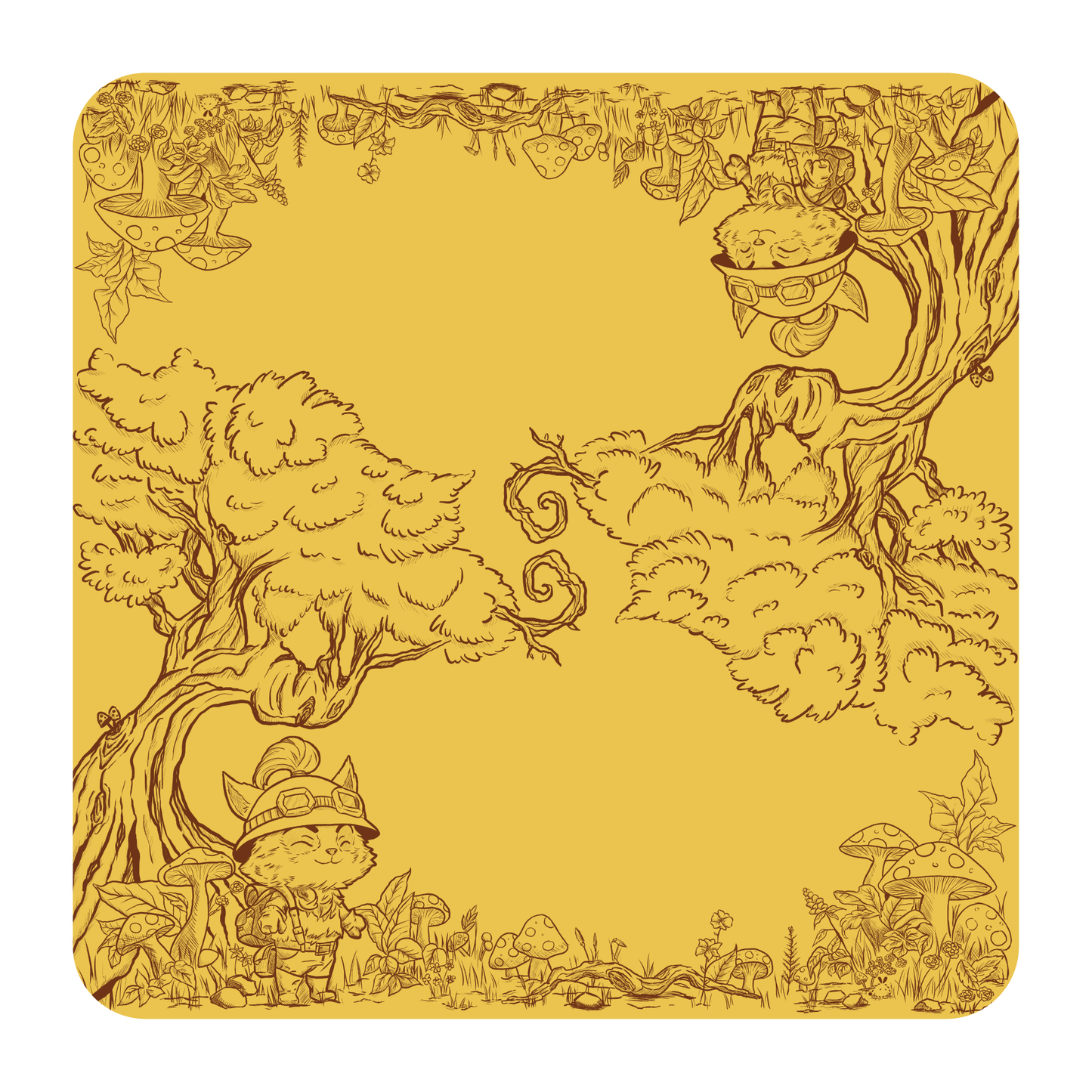 Fabric Mat – Double - Teemo