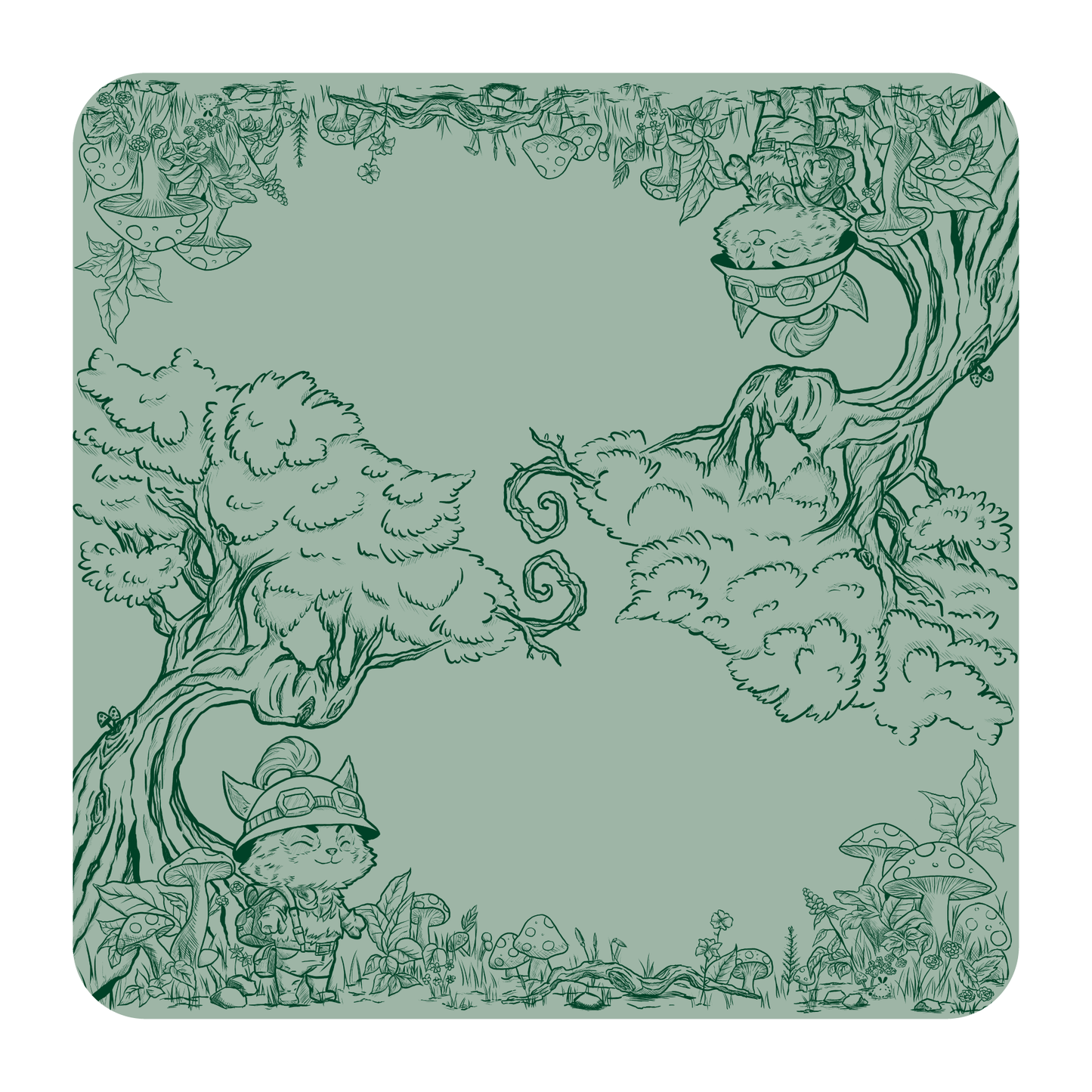 Fabric Mat – Double - Teemo