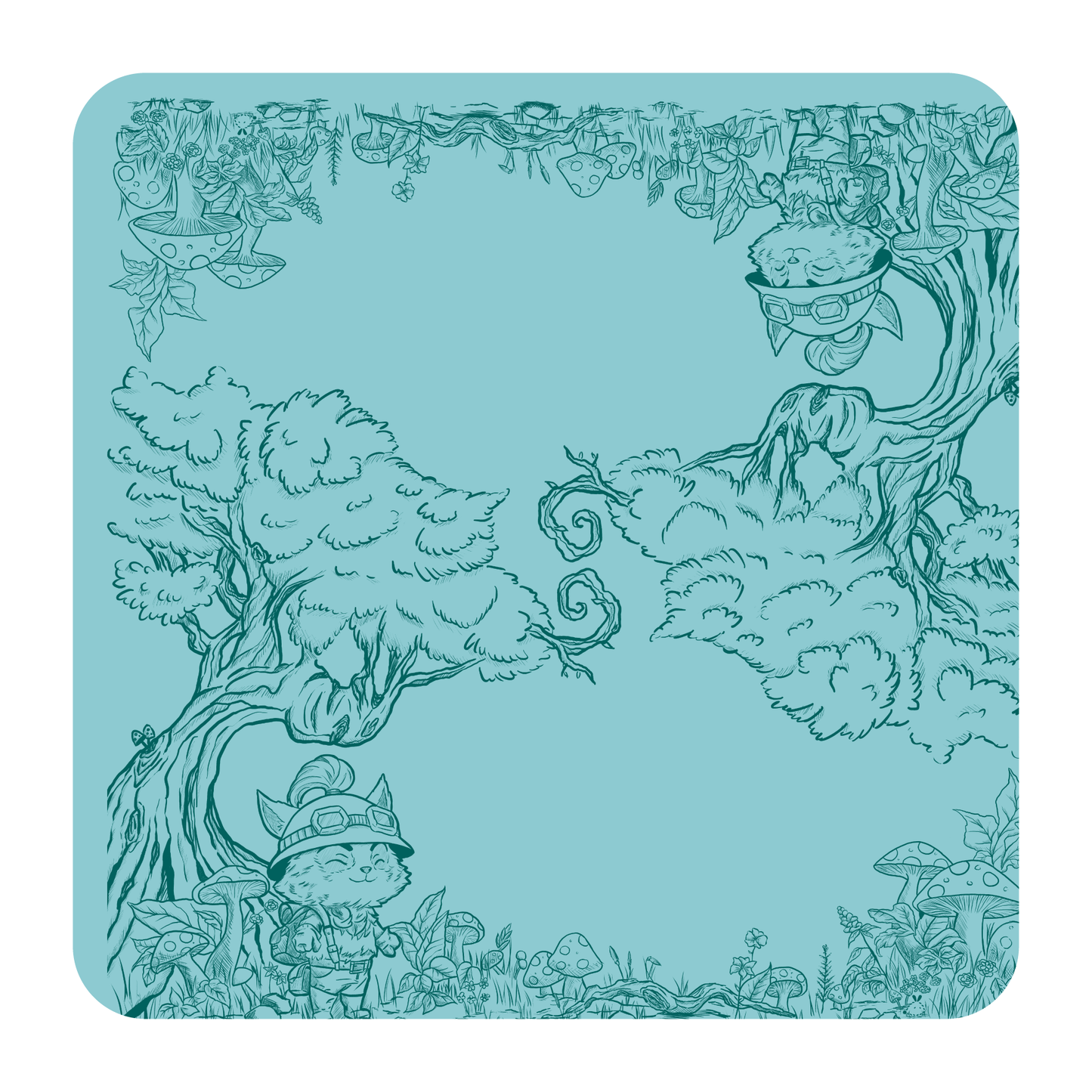 Fabric Mat – Double - Teemo